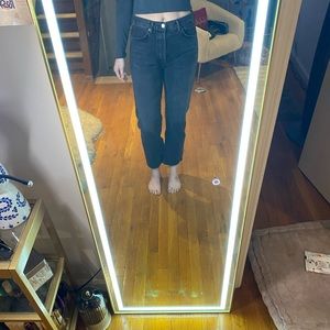 AGOLDE Lana Straight in Haywire Black Washed Jean - size 27
